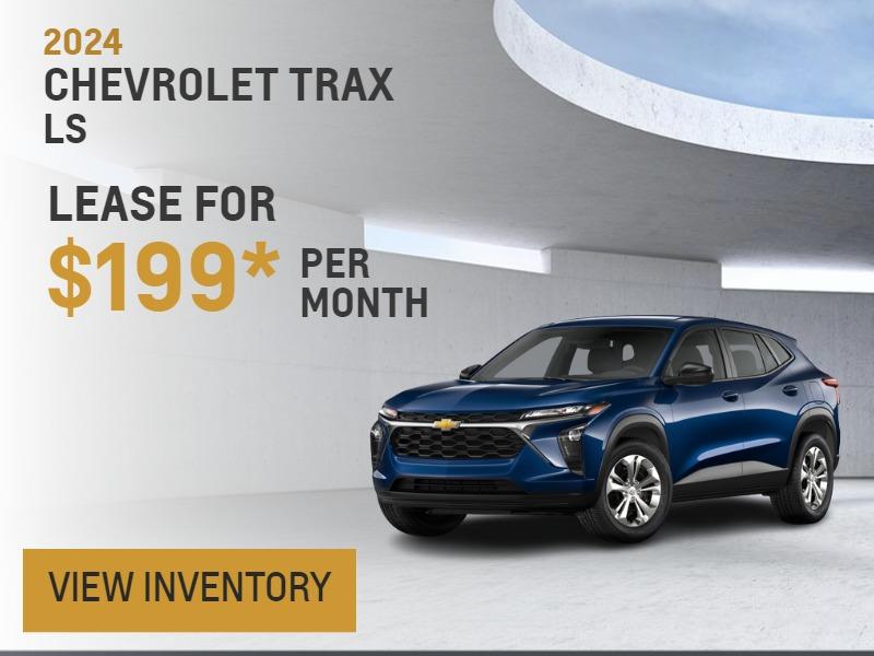 2024 TRAX LS
 
Lease for $199* per month