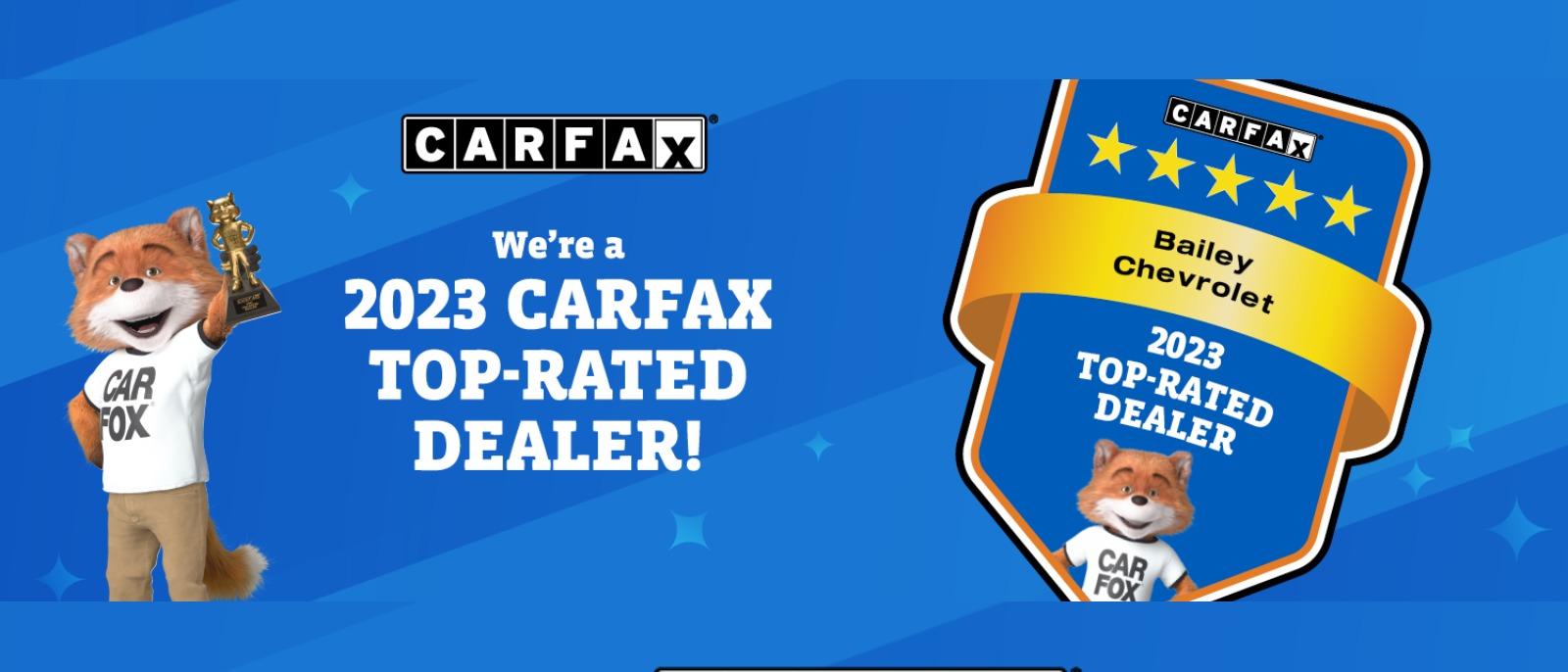 2023 CARFAX Top-rated dealer