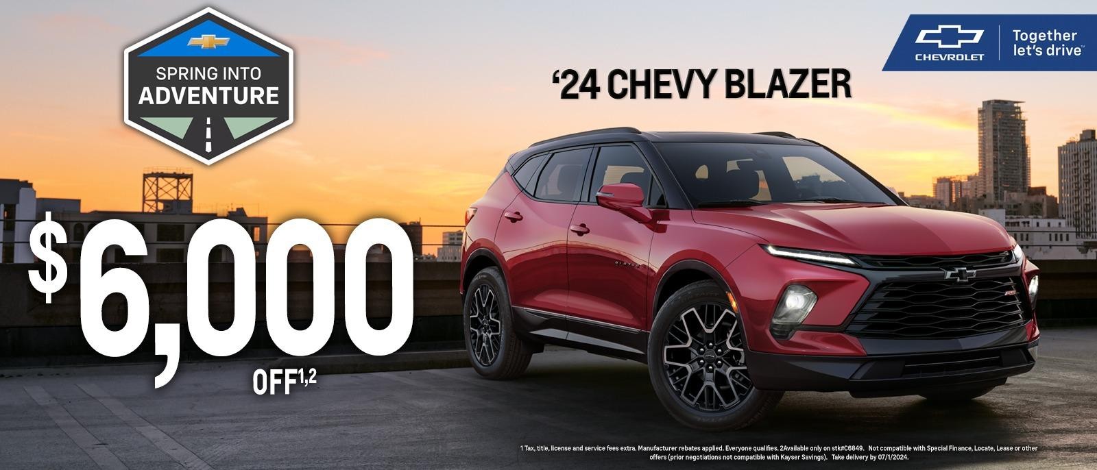 24 chevy blazer | Spring sales event