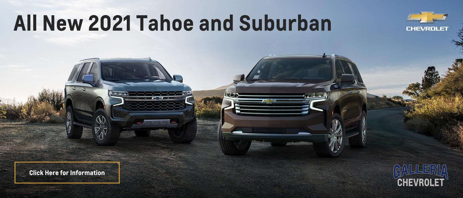 All New 2021 Tahoe and Suburban Information