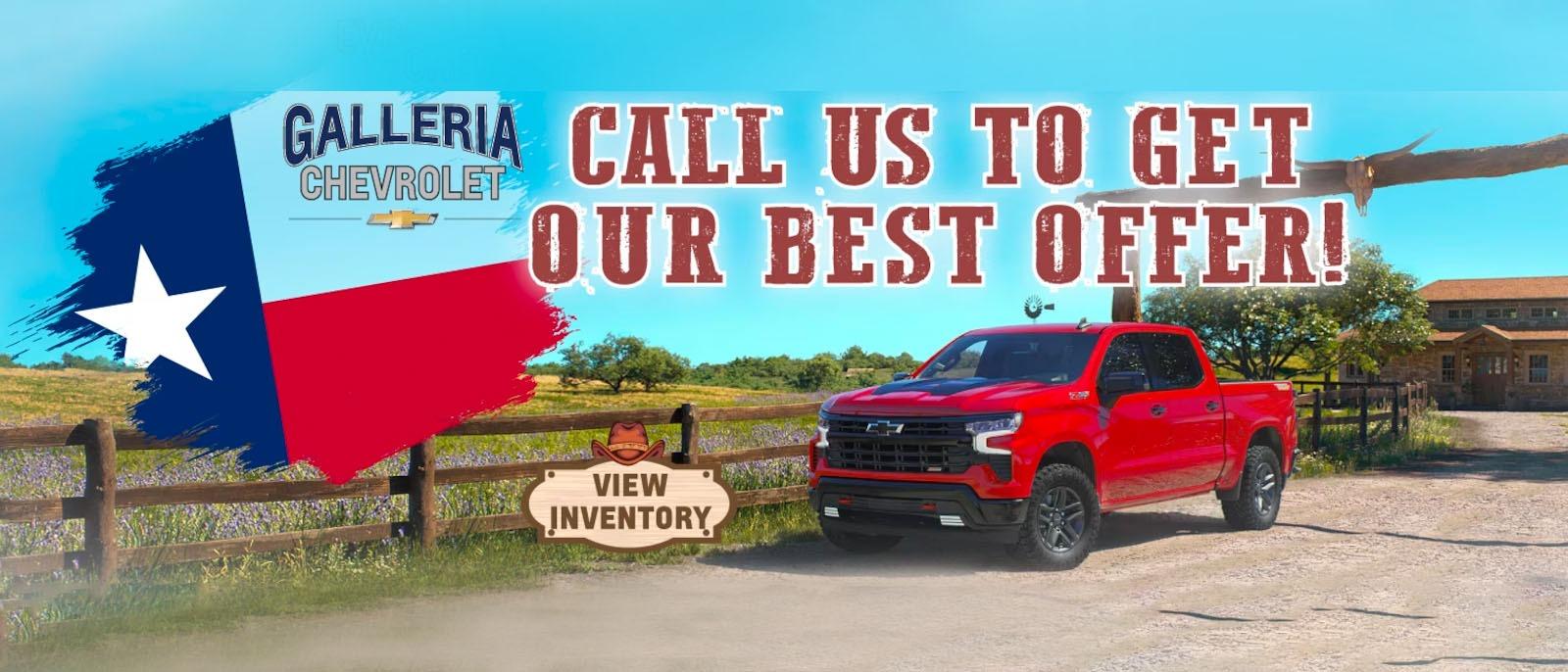 Call Us to get our Offer | View Inventory