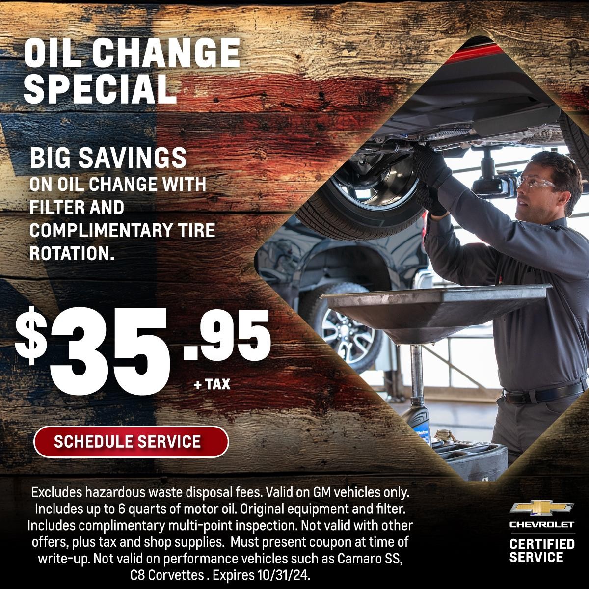 Oil Change Special