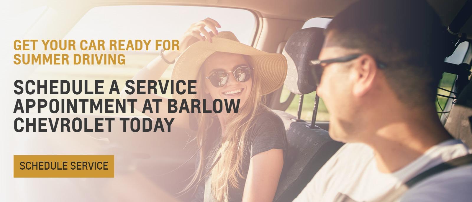 Get Your Car ready for summer driving – schedule a service appointment at Barlow Chevrolet today