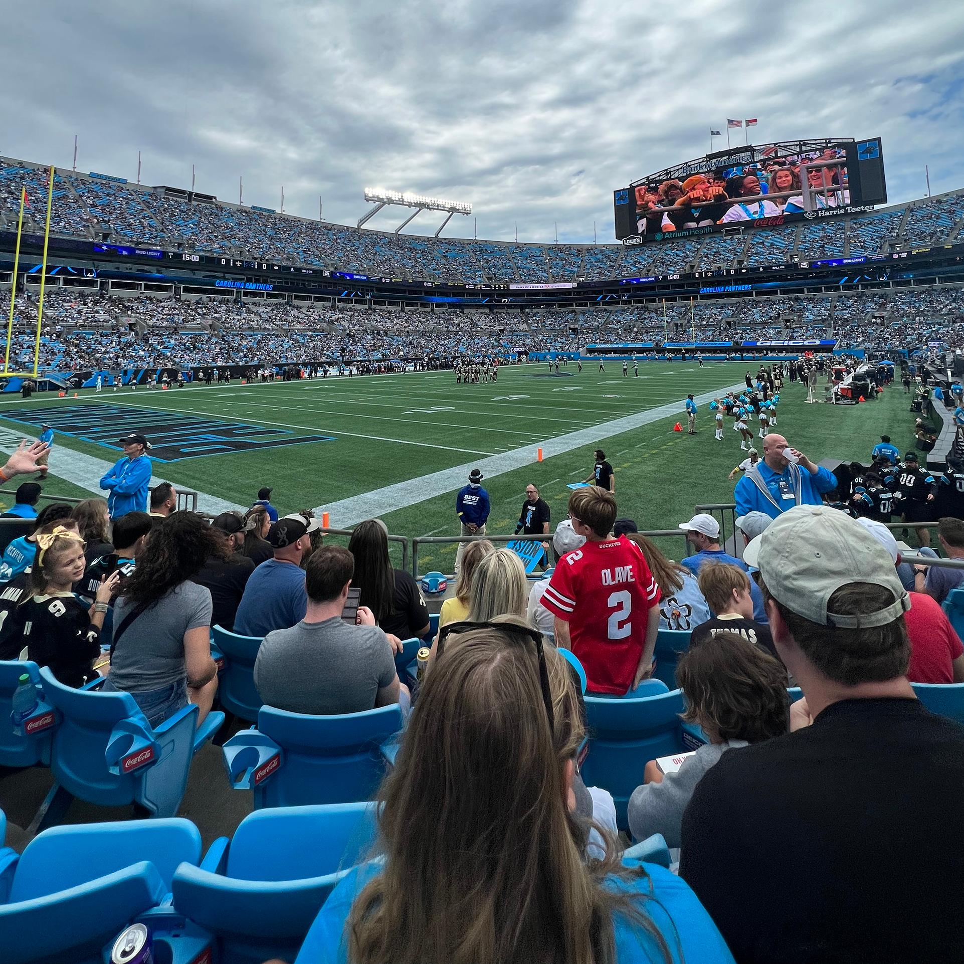 Section 533 at Bank of America Stadium 