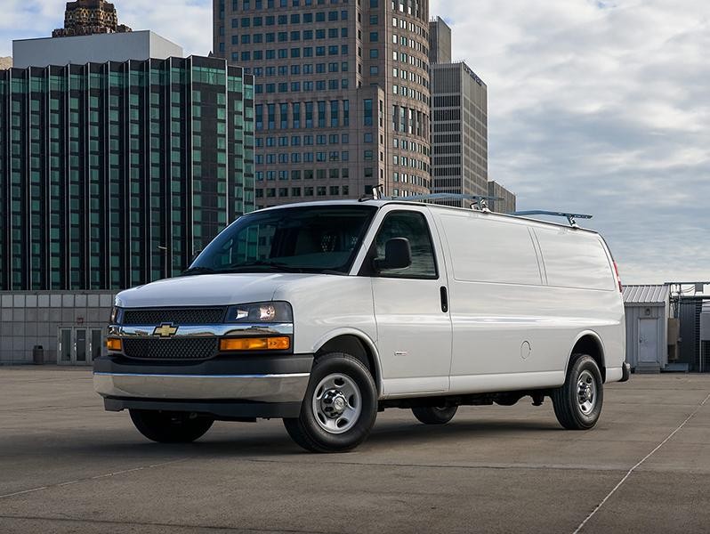 2016 Chevrolet Express Cargo Van White