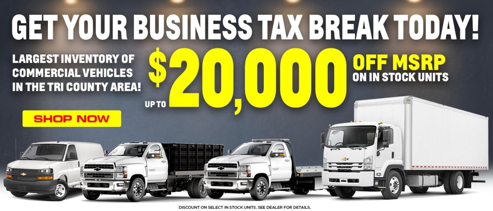 Get your business tax break today