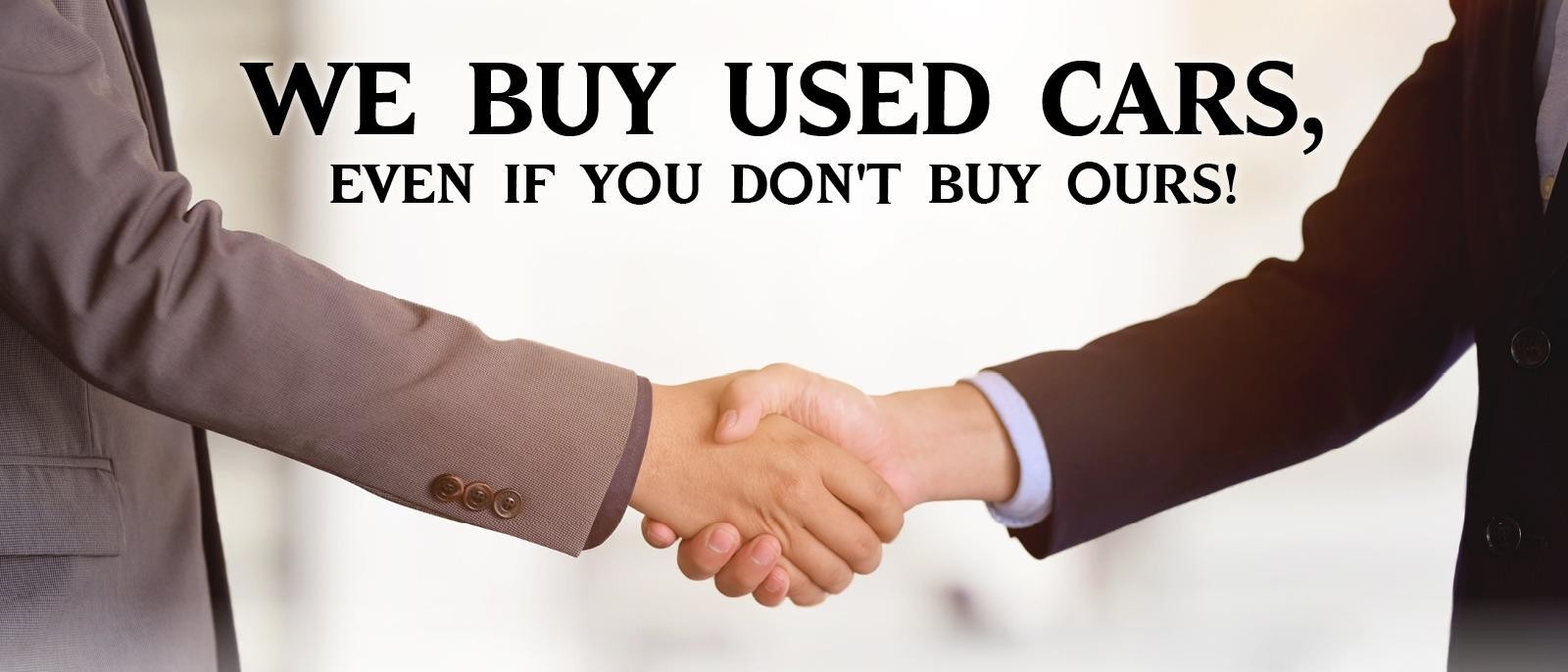 We Buy Used Cars