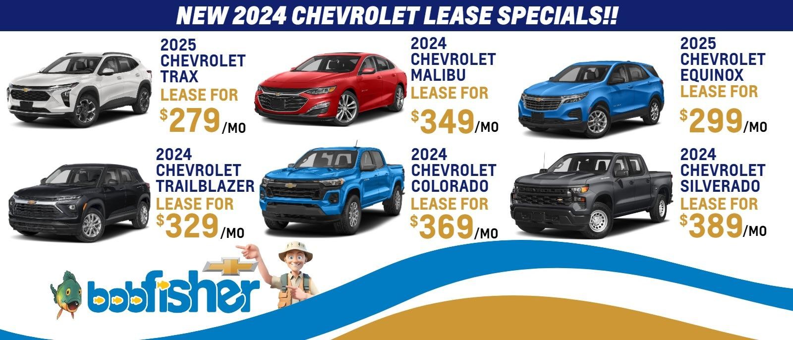 NEW 2024 CHEVROLET LEASE SPECIALS!!