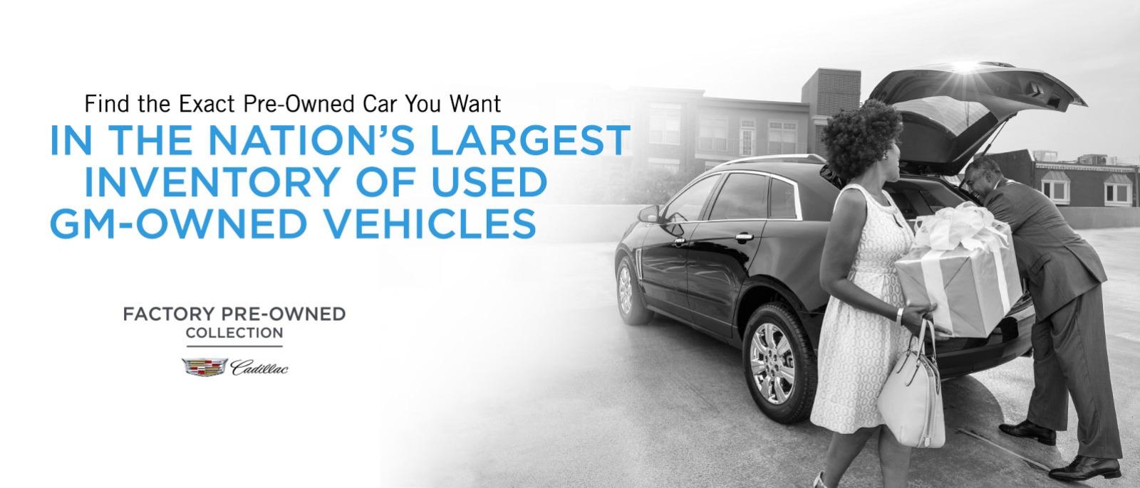 Find the exact pre-owned car you want at Bob Moore Cadillac of Edmond.