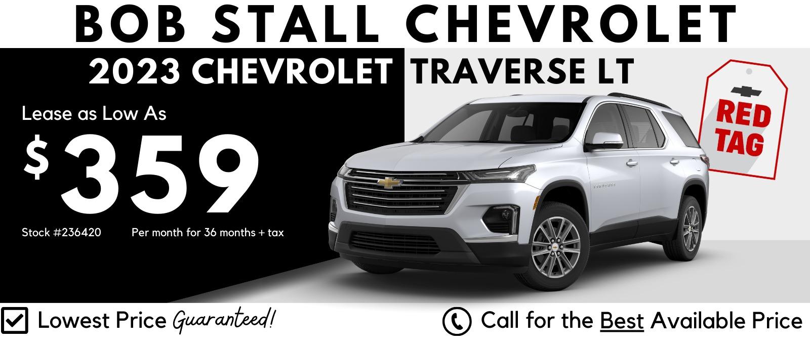 Traverse 2023 Savings - Lease as low as $359 per month for 36 Months