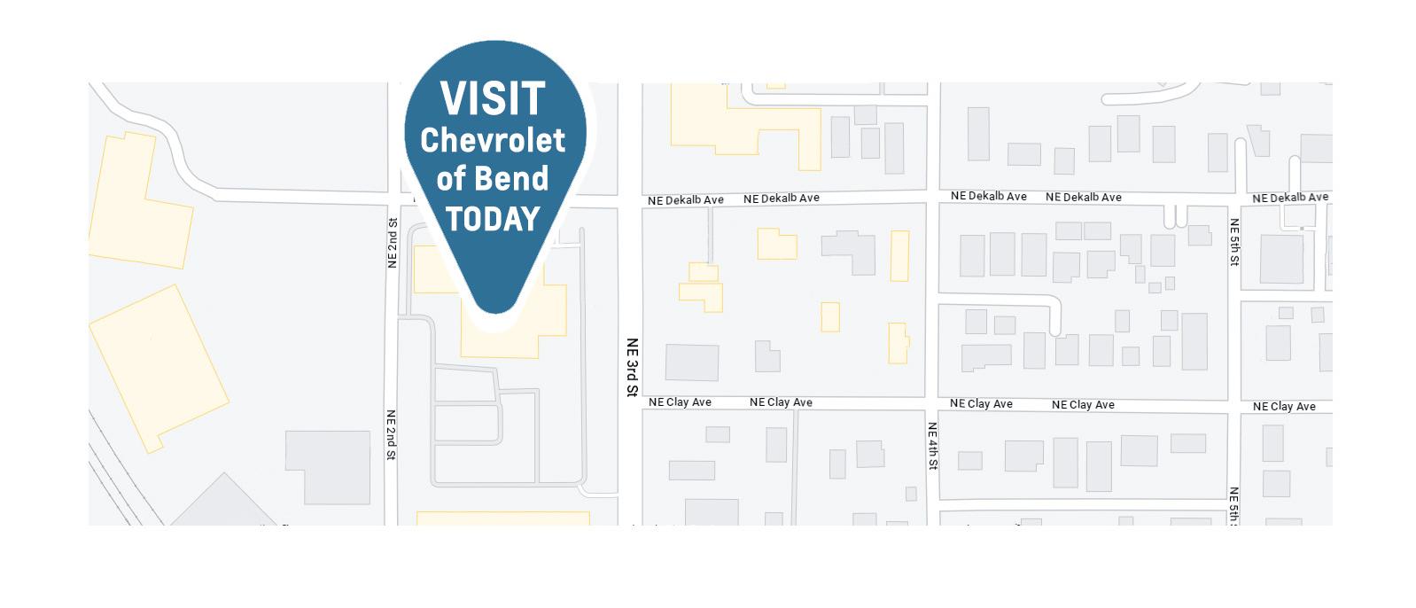 Chevrolet of Bend map