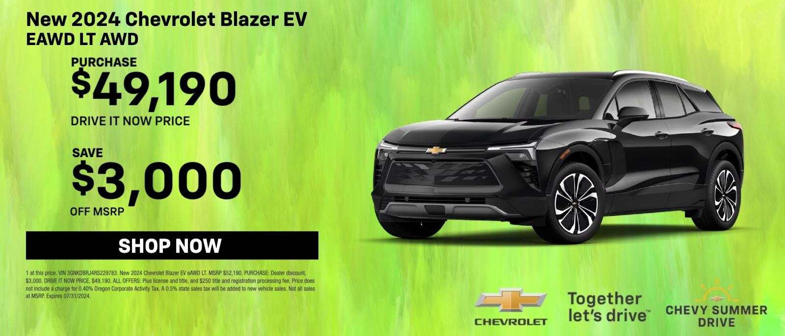 New Chevrolet Blazer EV