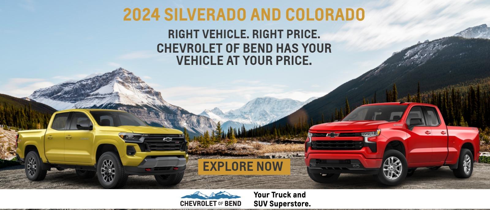 Right Vehicle. Right Price
Chevrolet of Bend has your vehicle at your price.
Explore Now