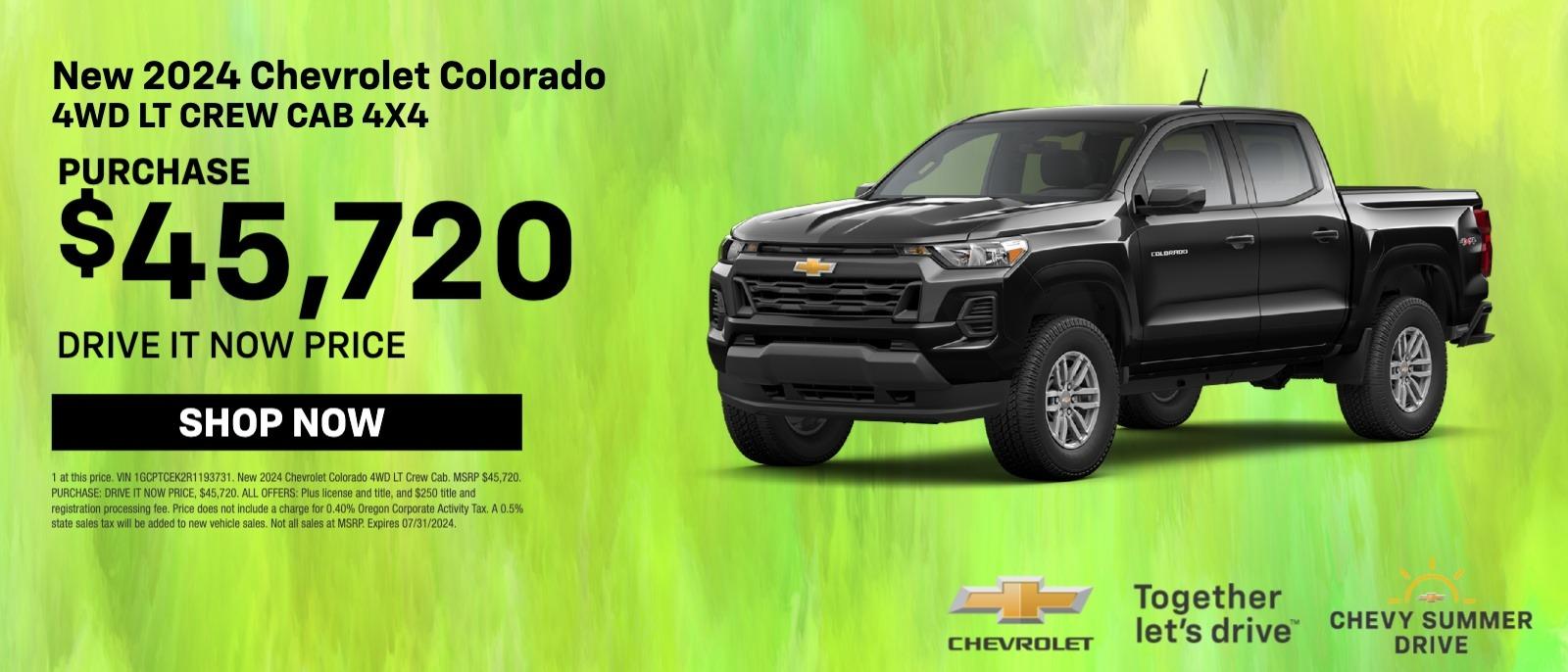New 2024 Chevrolet Colorado