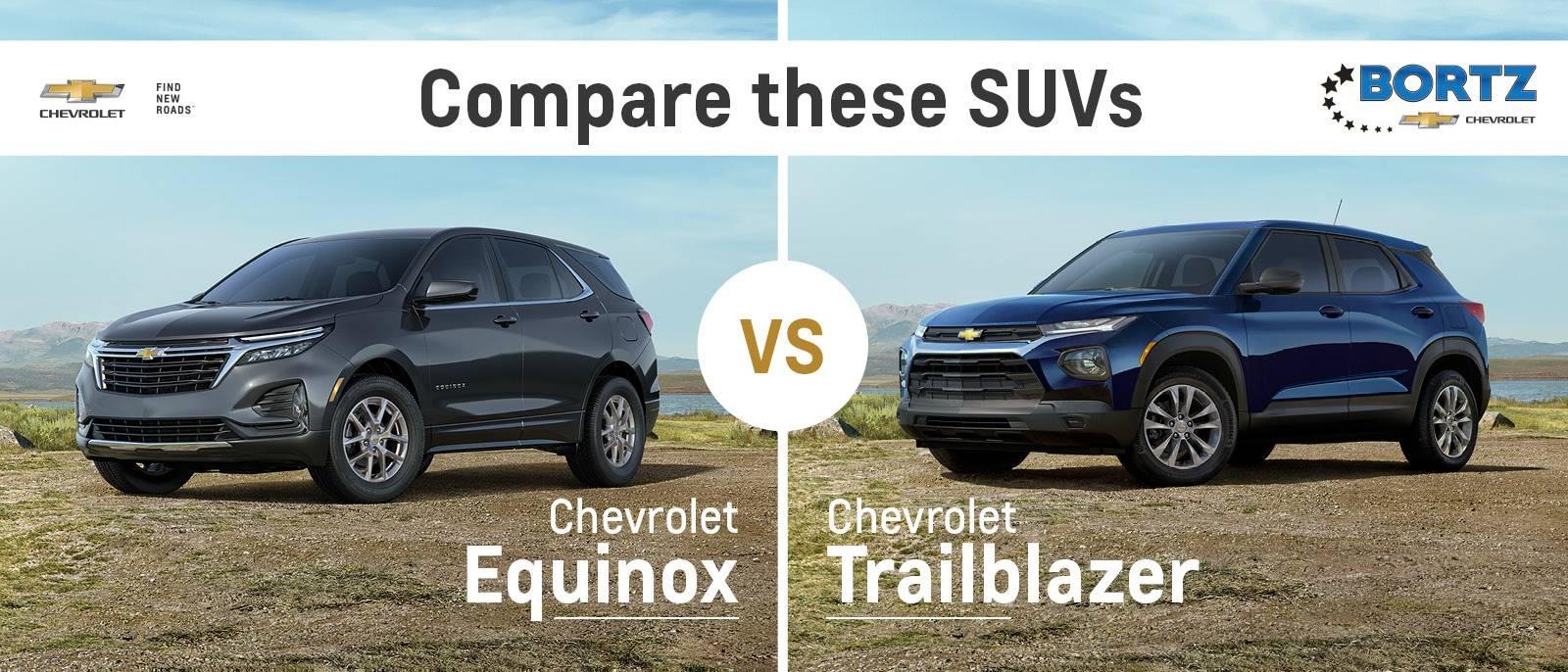 Comparing the 2023 Chevy Equinox and Trailblazer