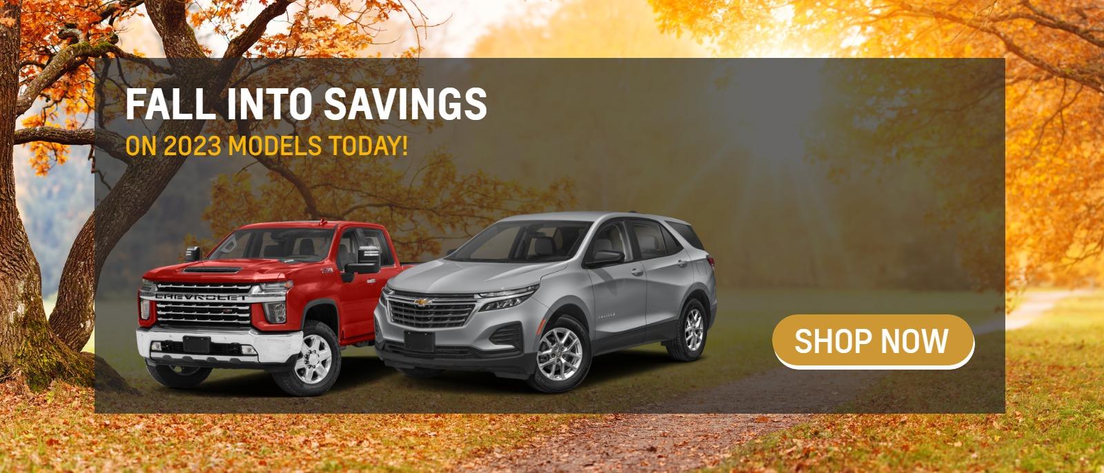 Fall into Saving, On 2023 Models Today!