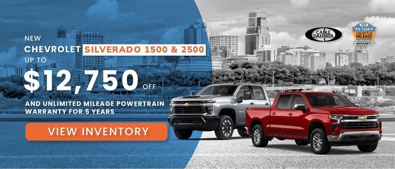 New Chevrolet Silverado 1500 & 2500