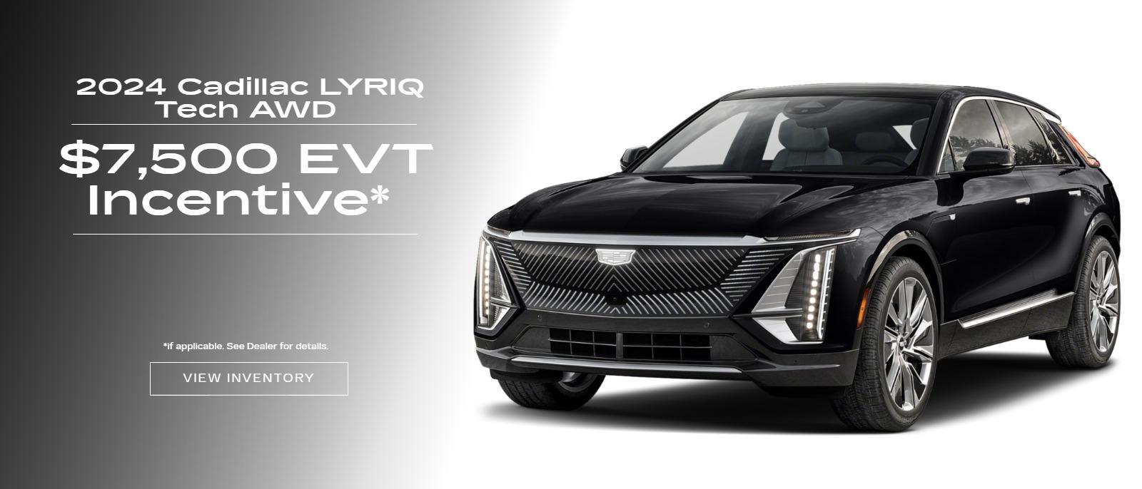 2024 Cadillac Lyric $7500 EVT Incentive