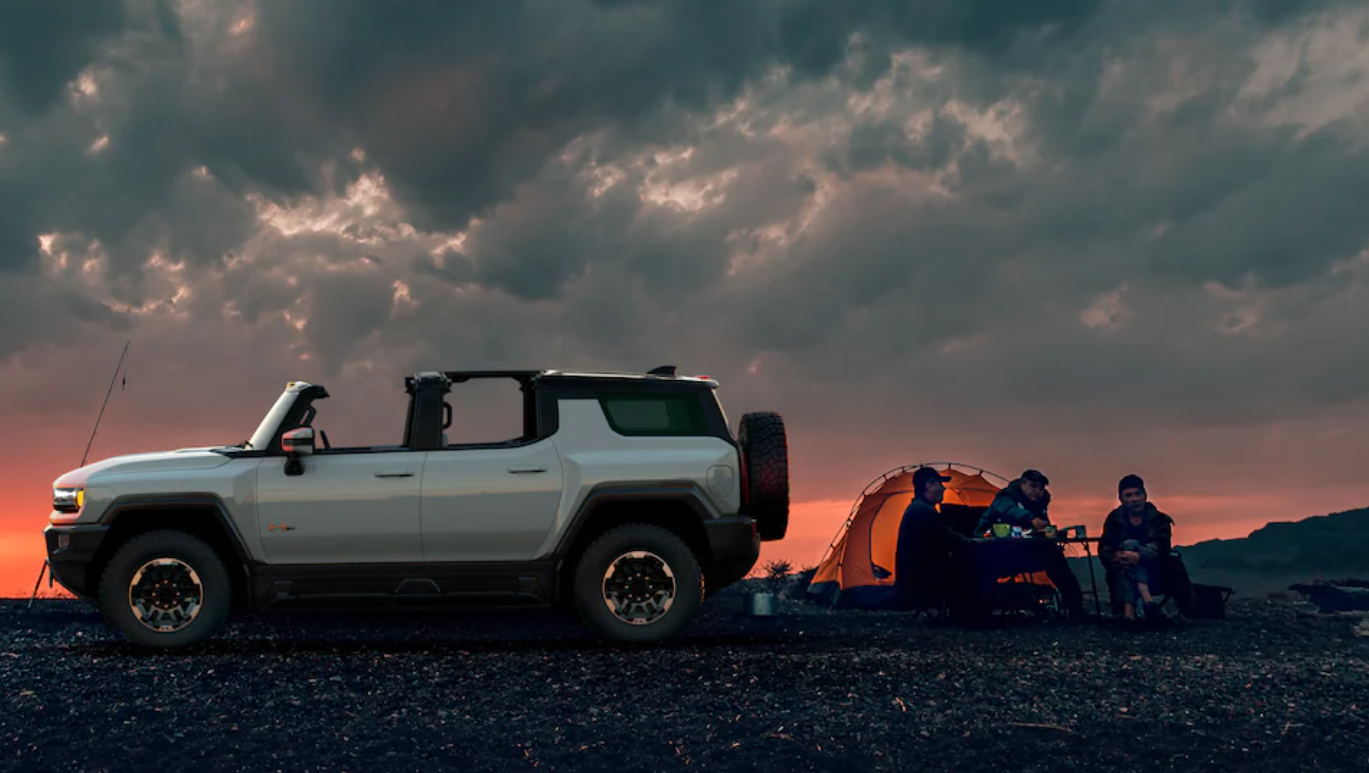Hummer EV | Camping