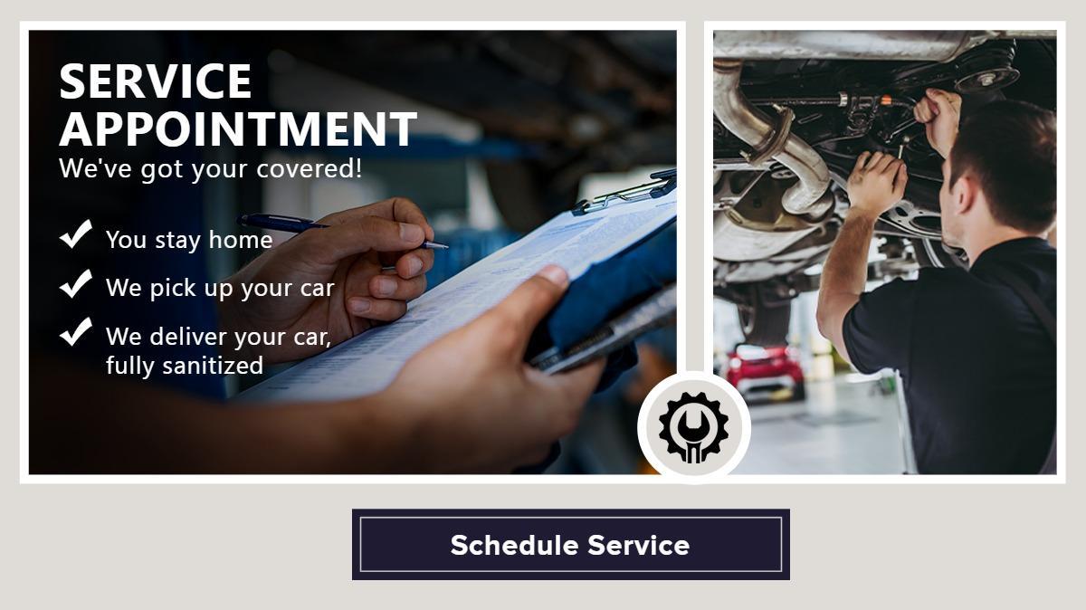 Service Center is Open and we offer Pickup and Drop Off Auto Repair
