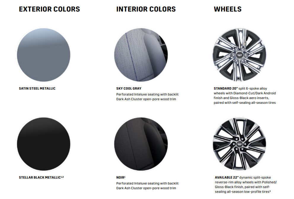 Cadillac LYRIQ Interior Colors-Wheels