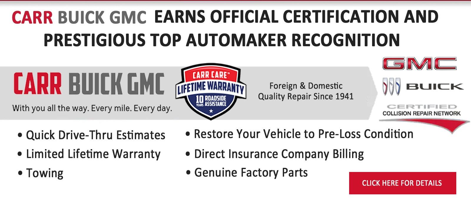 Car Buick Gmc Earns Official Certification and Prestigious Top Automaker Recognition