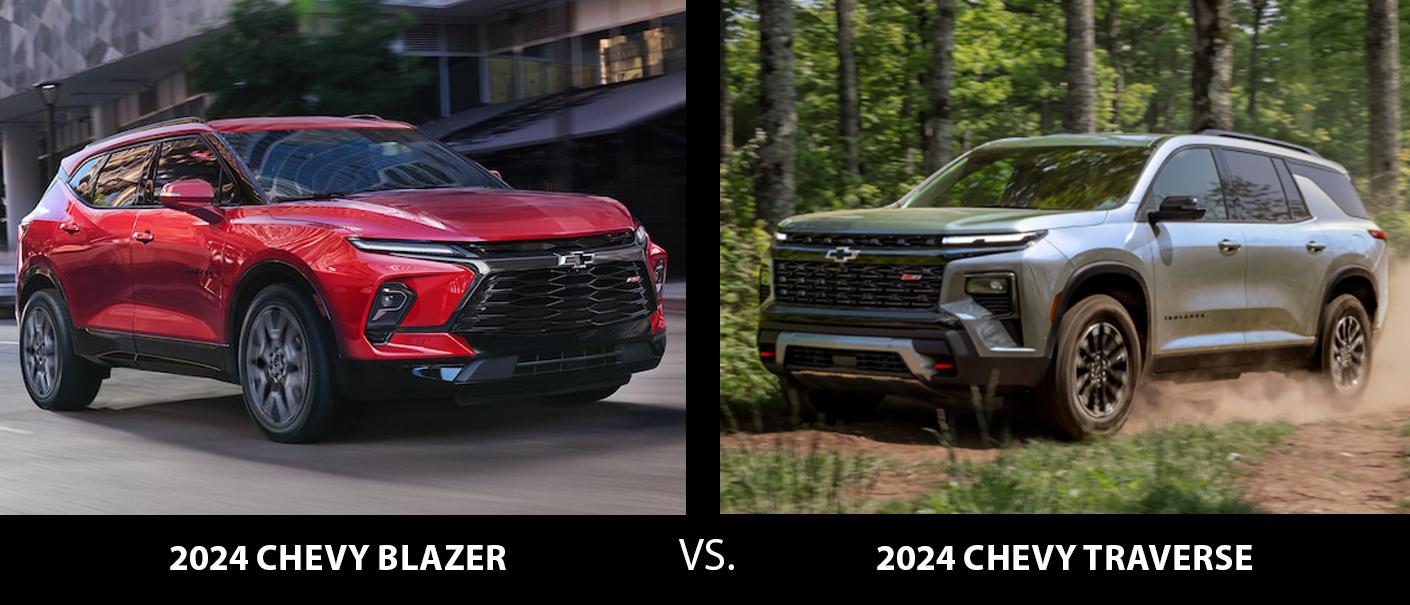 2024 Chevy Blazer Vs. 2024 Chevy Traverse