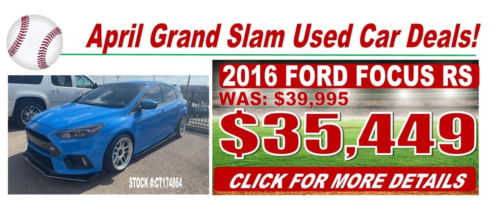2016 Ford Focus for $35,449