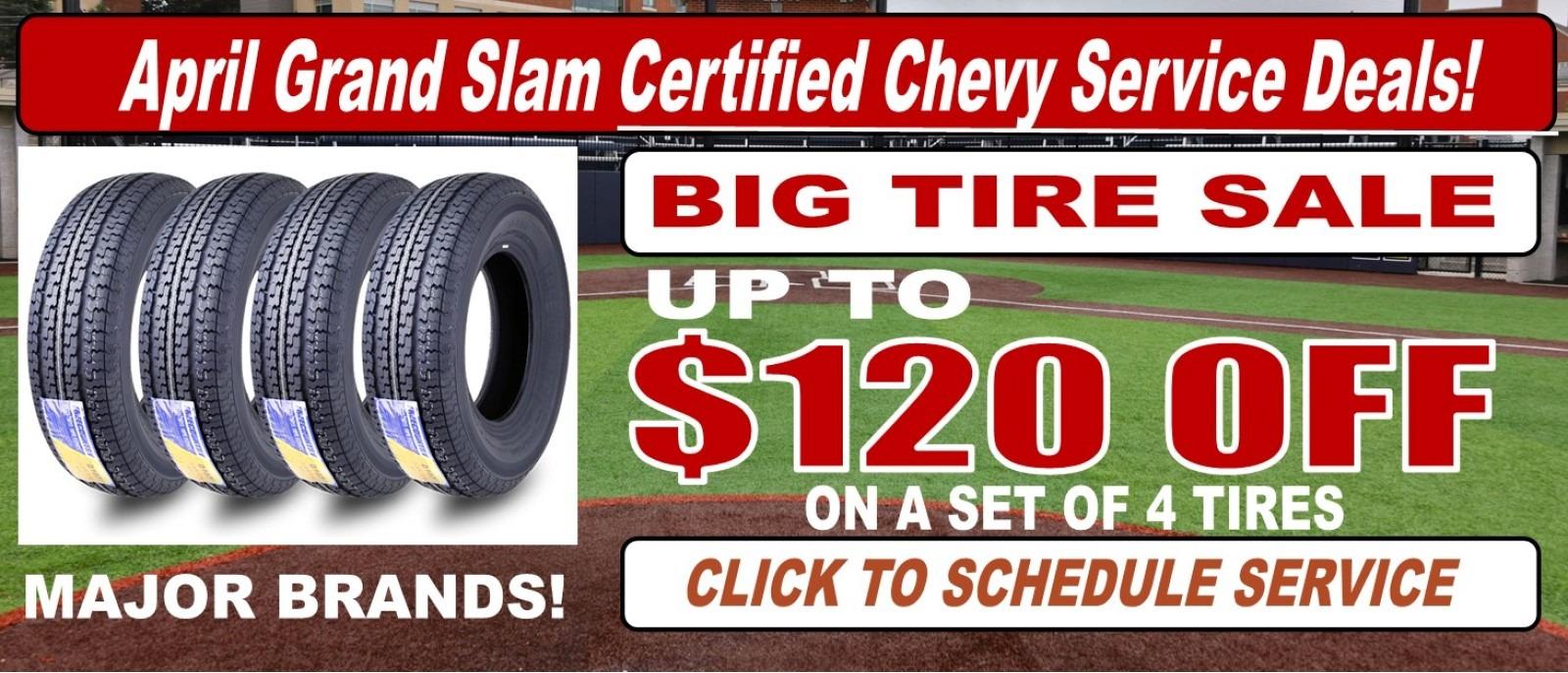 Up To $120 Off On A Set Of 4 Tires