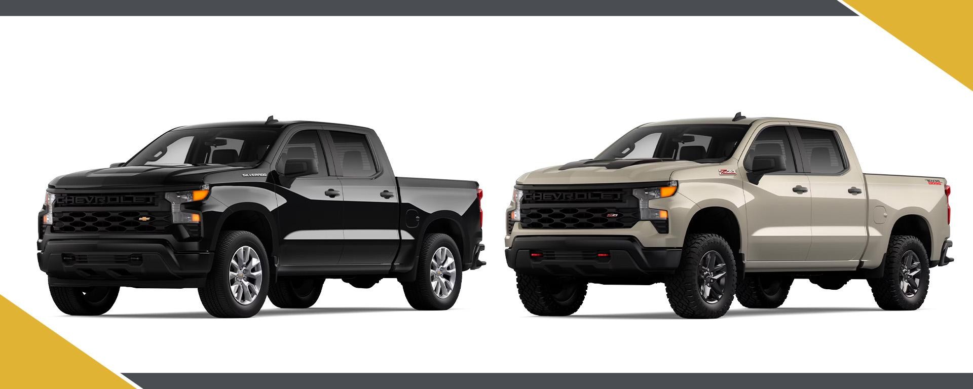 Chevy Silverado Custom and Chevy Silverado Custom Trail Boss