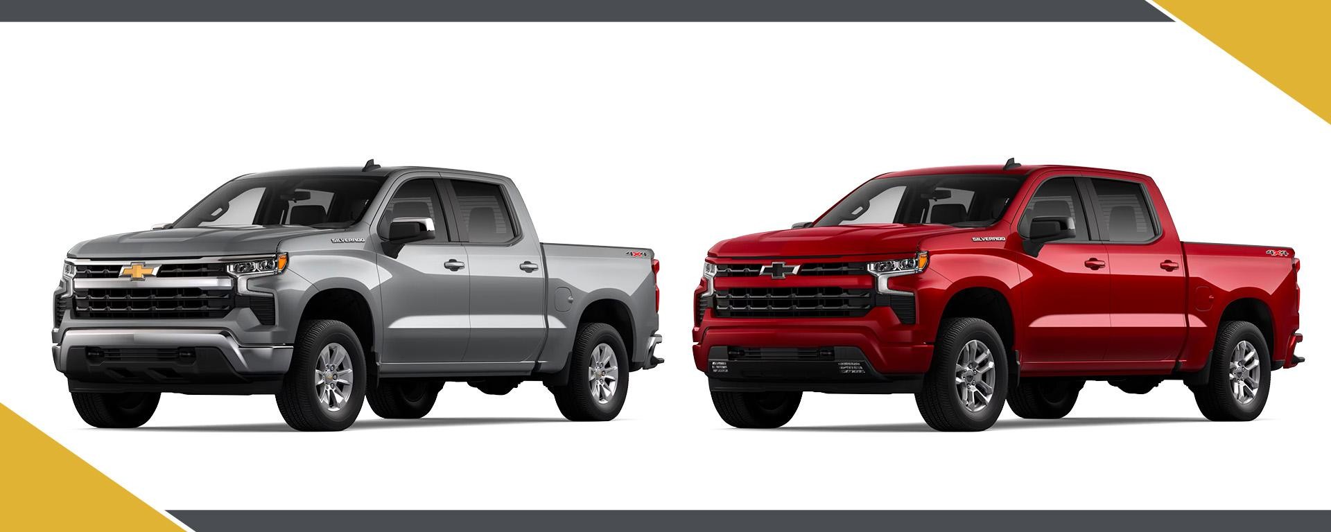 Chevy Silverado LT and Chevy Silverado RST