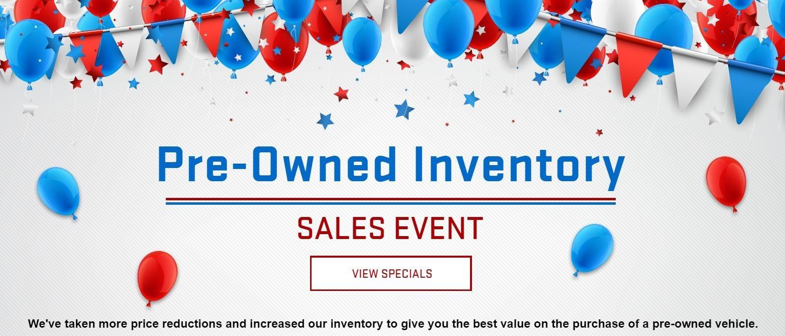 Pre-Owned Sale