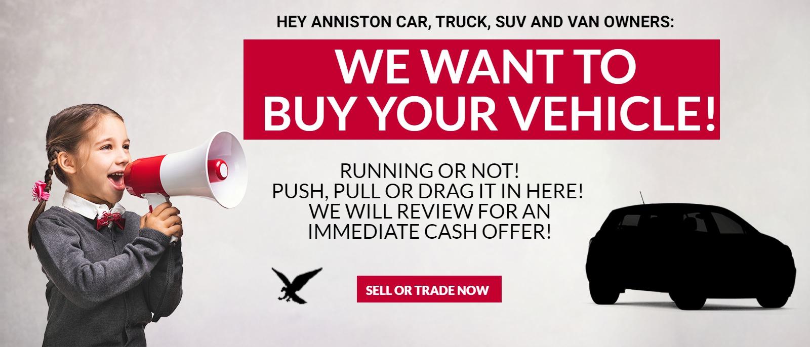 SELL OR TRADE YOUR VEHICLE