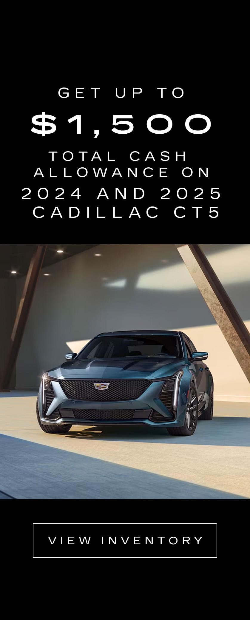 2024 and 2025 Cadillac CT5