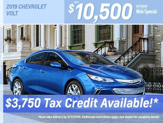 Chevy volt store tax credit