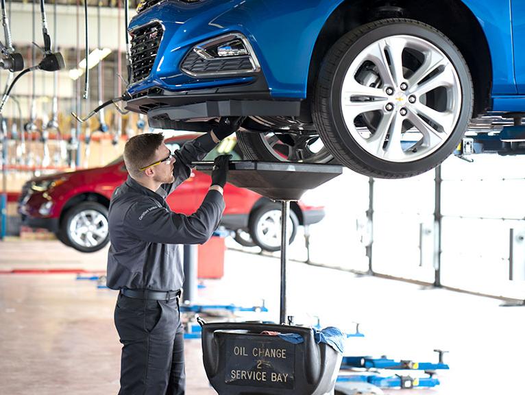 Chevy store oil change