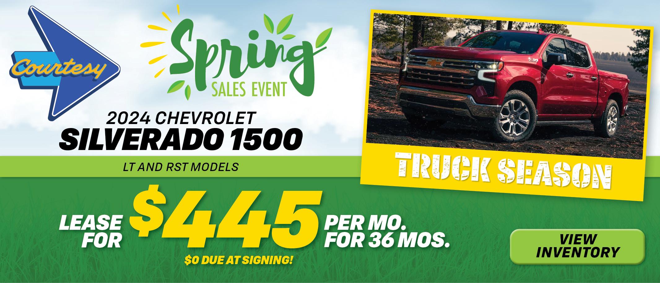 Chevrolet Silverado Special Offers