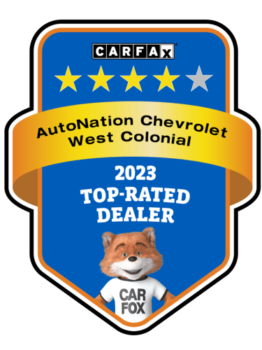AutoNation Chevrolet West Colonial Recognized as a CARFAX Top-Rated Dealer