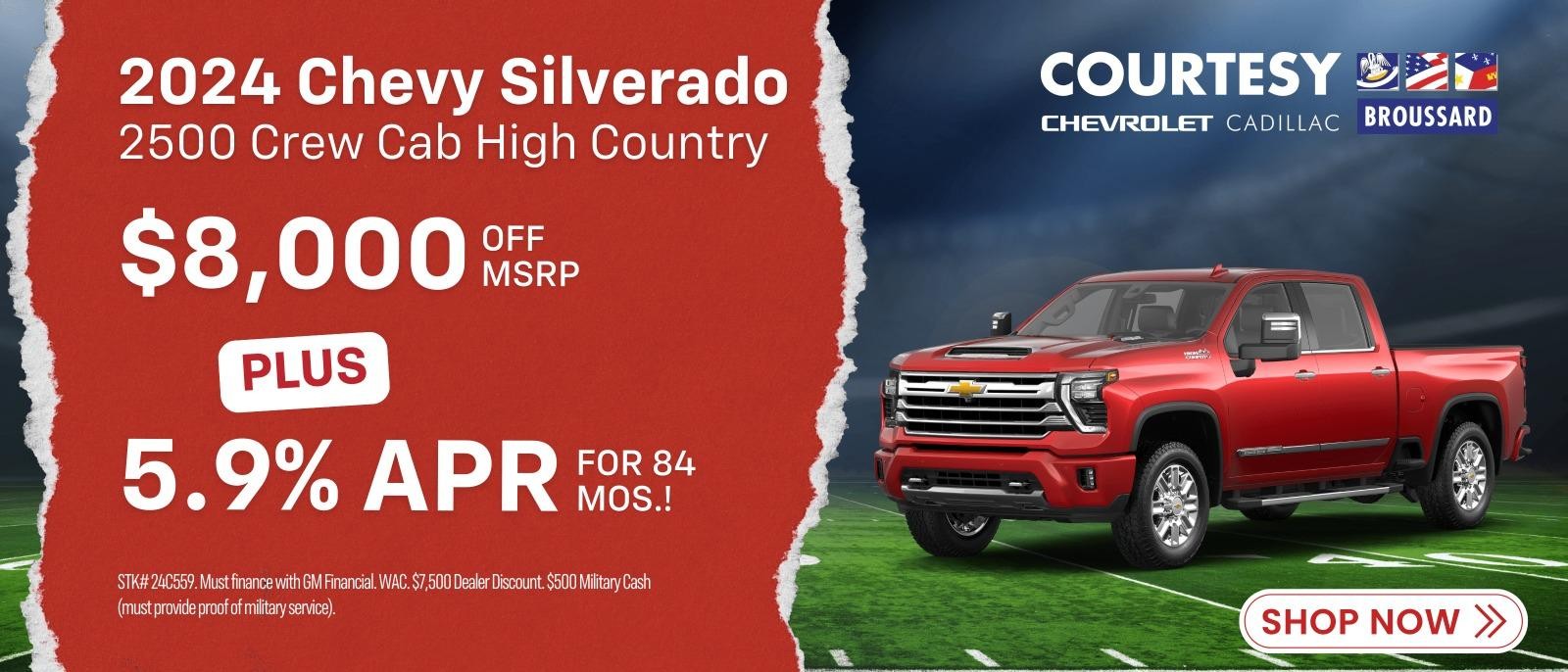 of 2024 chevy silverado 2500 | hero