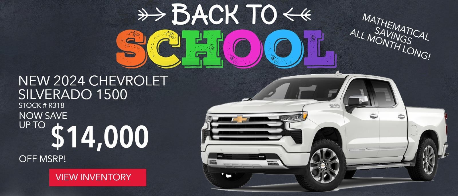 Back To School September Silverado