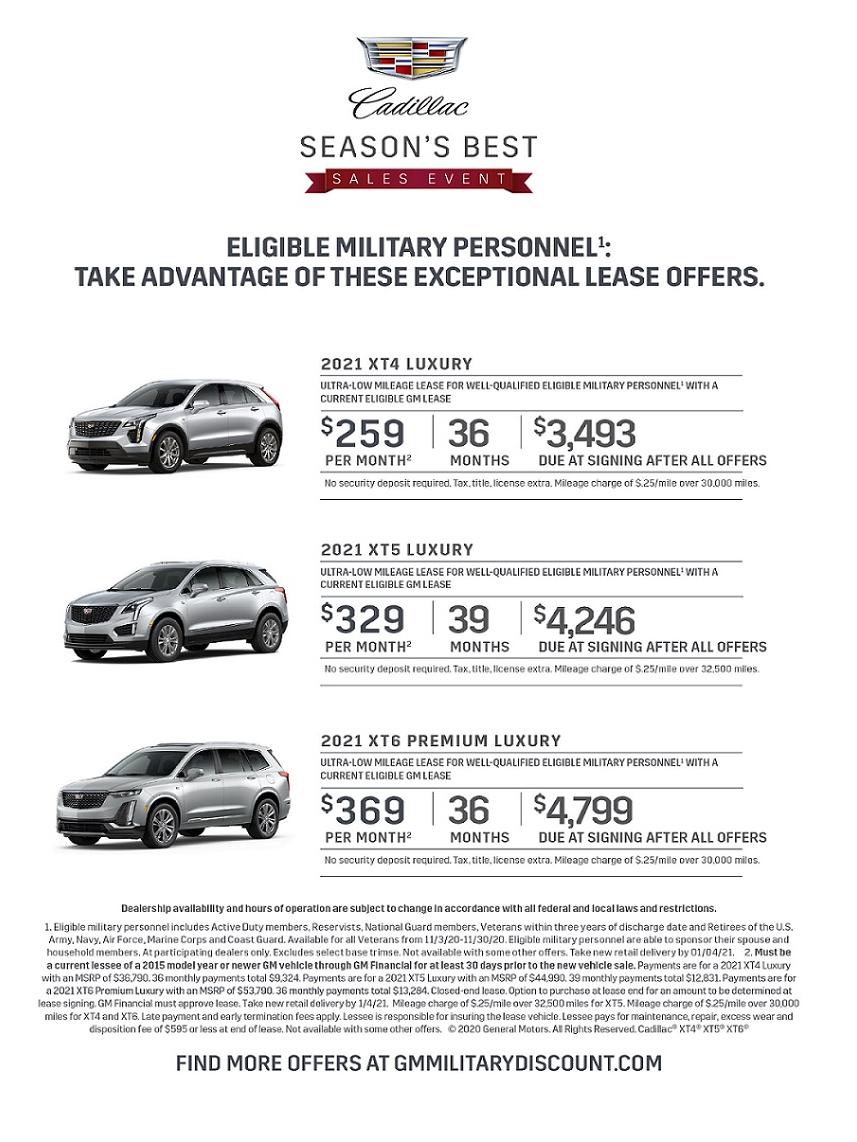 Eligible Military Personnel Offers Take Advantage Of These Exceptional Lease Offers