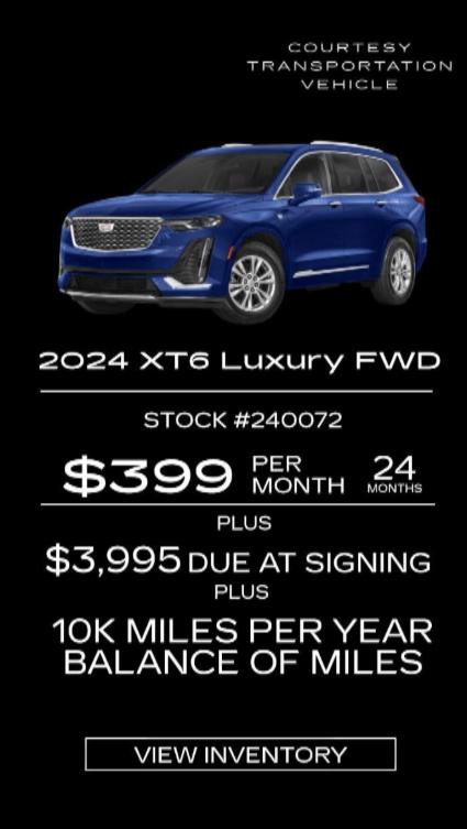 2024 XT6 Luxury FWD