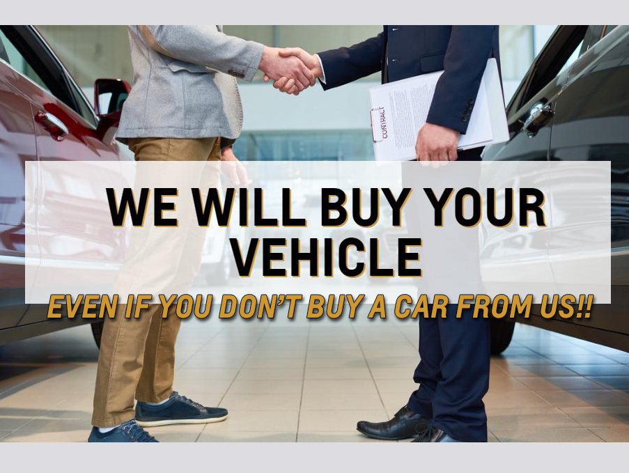 We Will Buy Your Vehicle