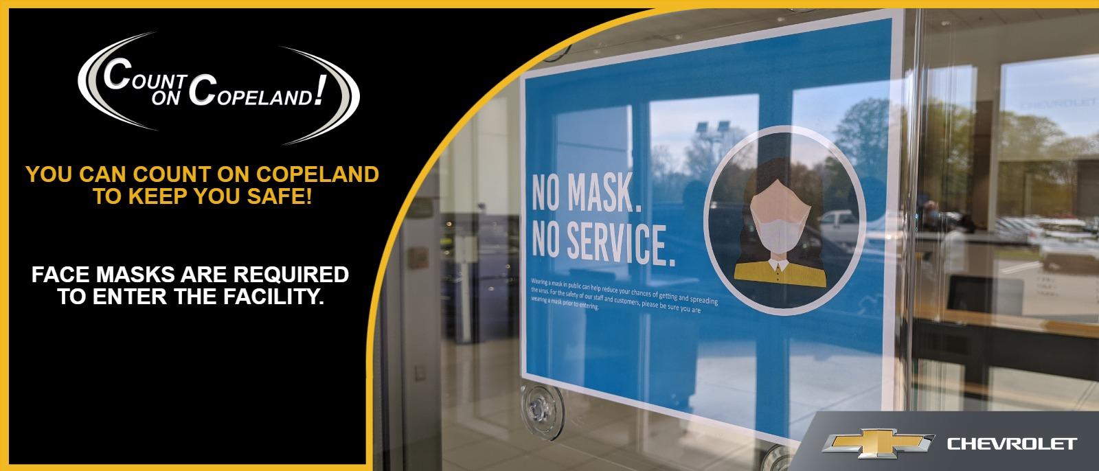 No Mask. No Service.