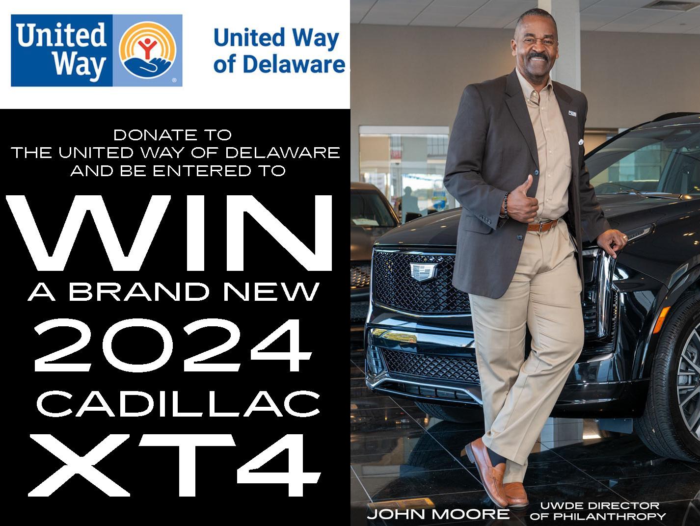 Donate to Win a 2024 Cadillac XT4