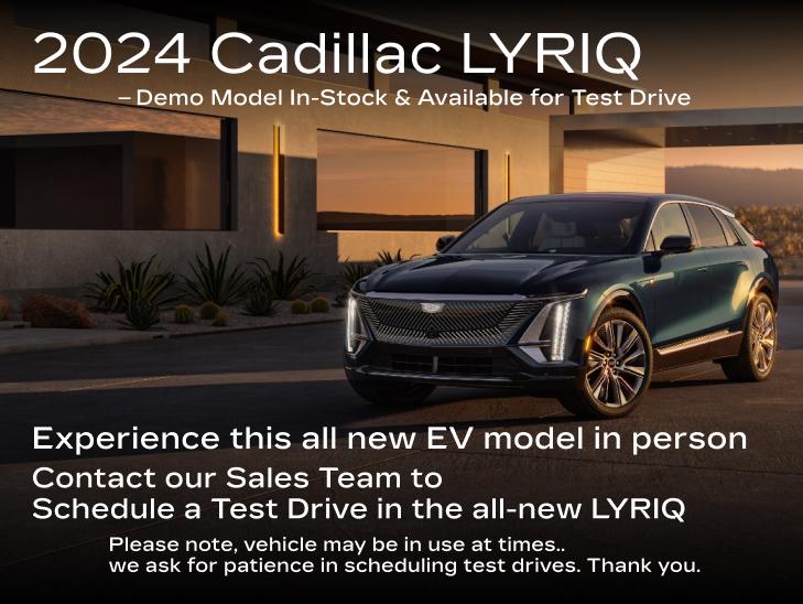 Cadillac driving sales