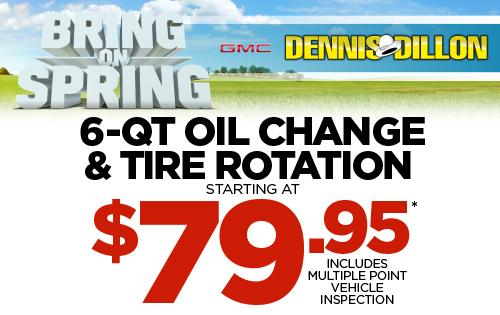 6-QT Oil Change and Tire Rotation