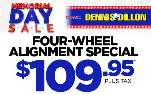 Four-Wheel Alignment Special - $109.95 Plus Tax