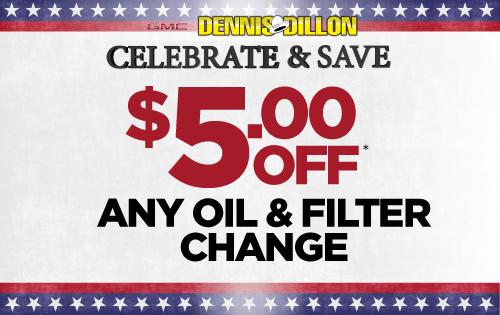 $5 Off Any Oil & Filter Change