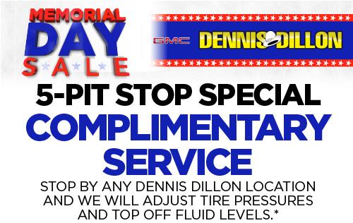 5 Pit Stop Special Complimentary Service